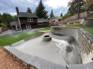 Irrigation, Retaining Walls
